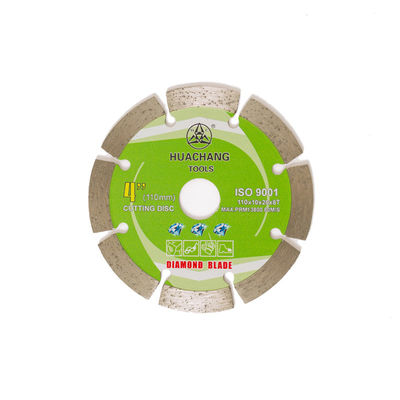 Холодное лезвие диаманта прессы 4.3inch 110×1.2/1.8×10×20×8T высококачественное поделенное на сегменты для общего назначения с длинной жизнью