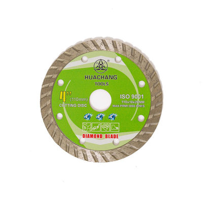 Холодного лезвие диаманта прессы 4.3inch „110×1.2/1.8×10×20mm Turbo для общецелевого, керамического, мраморного и конкретного
