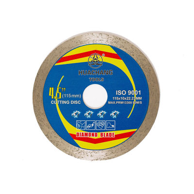 Горячая плитка диаманта прессы 4.5inch 115×1.2/1.8×10×22.23mm увидела лезвия для общецелевого, керамического, мраморного и конкретного