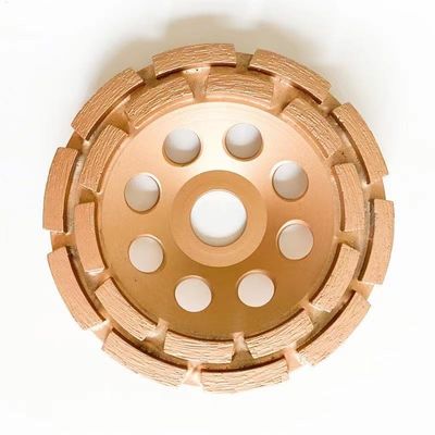 115mm 4-1/2 внутри. Двойное колесо чашки диаманта строки для каменной двойной чашки диаманта