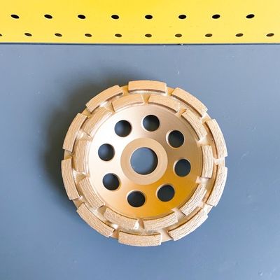 115mm 4-1/2 внутри. Двойное колесо чашки диаманта строки для каменной двойной чашки диаманта
