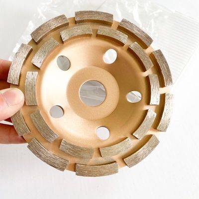 115mm 4-1/2 внутри. Двойное колесо чашки диаманта строки для каменной двойной чашки диаманта