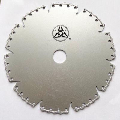 Высококачественным диск вырезывания диаманта 5inch 125×1.4/2.4×8×9T×22.23mm паяемый вакуумом меля для мрамора камня керамического пластикового