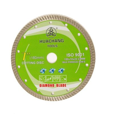 Холодного лезвие диаманта прессы 6inch „180×1.6/2.6×10×22.23mm Turbo для общецелевого, керамического, мраморного и конкретного