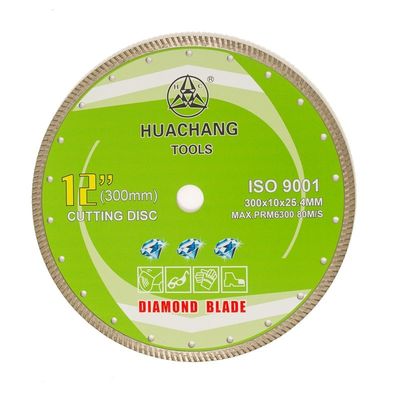 Холодного лезвие диаманта качества 12inch „300×2.0/3.0×10×25.4mm Turbo Hign прессы для общего назначения