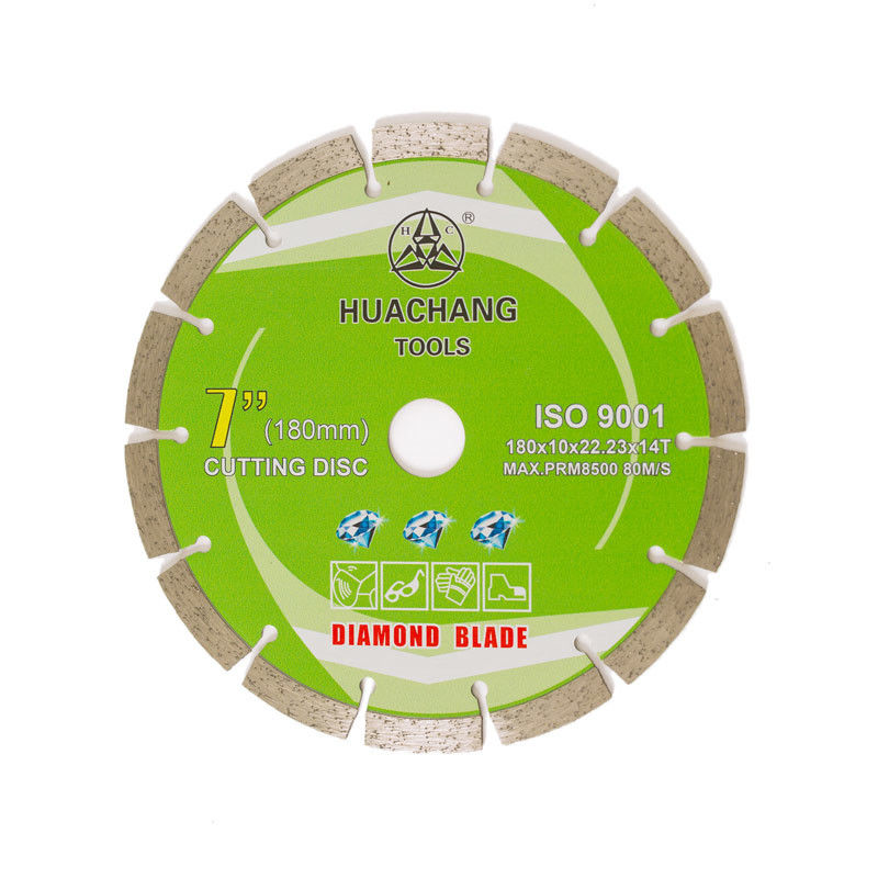 Холодная пресса 7inch 180×1.6/2.2×10×22.23×14T поделила на сегменты лезвие диаманта для общего назначения, камня и бетона