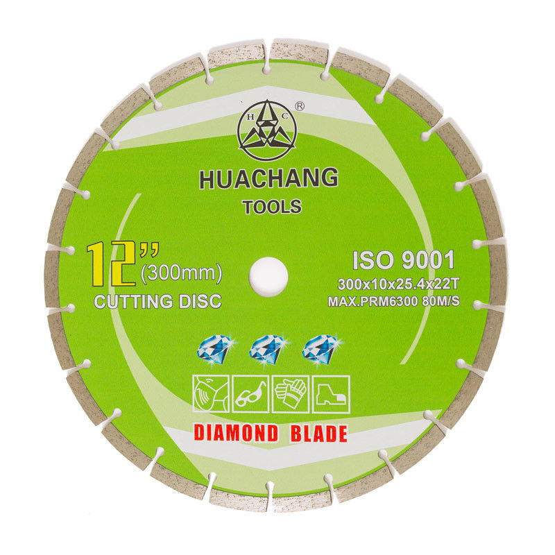 высококачественная холодная пресса 12inch „300×2.0/3.0×10×25.4×22Tmm поделила на сегменты лезвие диаманта для общего назначения, камня