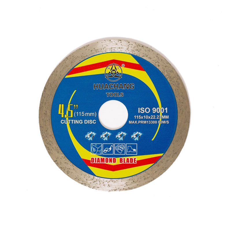 Горячая плитка диаманта прессы 4.5inch 115×1.2/1.8×10×22.23mm увидела лезвия для общецелевого, керамического, мраморного и конкретного