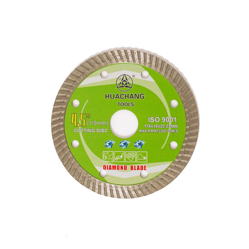 Холодного лезвие диаманта прессы 4.5inch „115×1.2/2.0×10×22.23mm Turbo для общецелевого, керамического, мраморного и конкретного