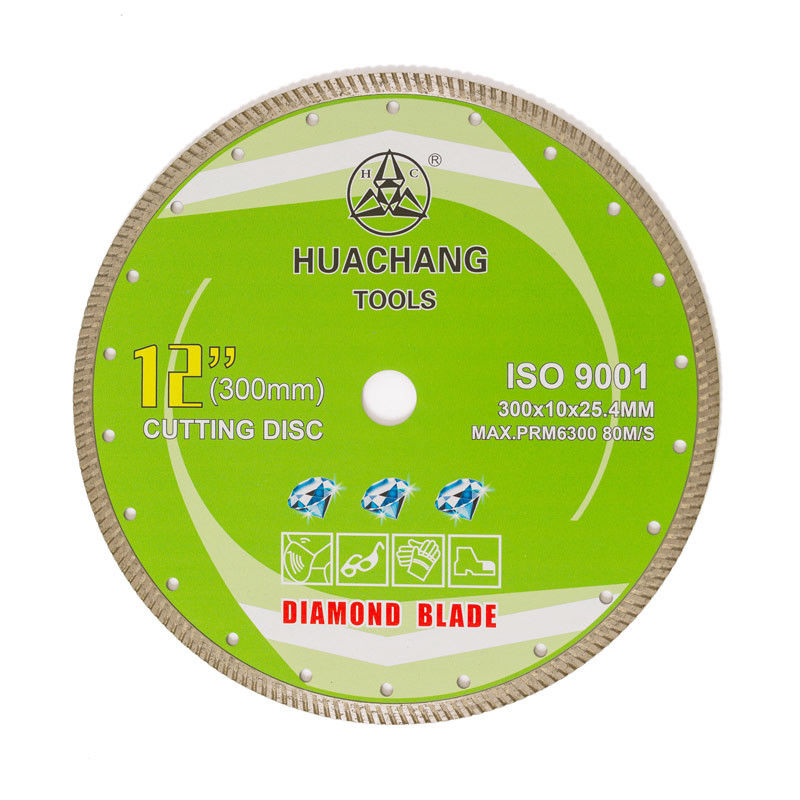 Холодное лезвие диаманта прессы 12inch 300×2.0/3.0×10×25.4mm Turbo для общецелевого, керамического, мраморного и конкретного