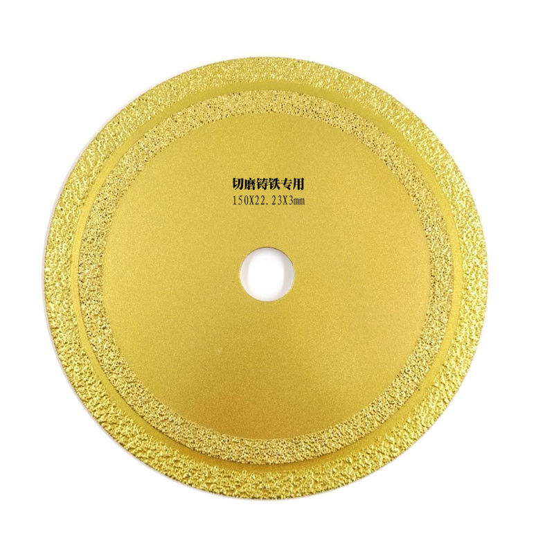 150x22.23mm лезвие диаманта 6 дюймов для вакуума диска вырезывания диаманта точильщика 150mm паяло