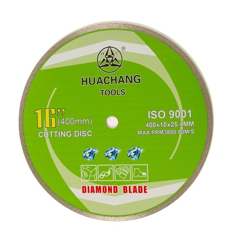 Холодное лезвие диаманта оправы прессы 16inch „400×2.6/3.4×10×25.4mm непрерывное для для общецелевого, керамический