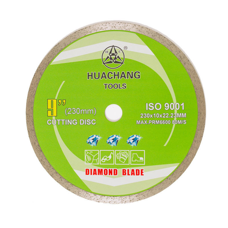 высококачественное 9inch холодное лезвие диаманта оправы прессы 230×1.8/2.6×10×22.23mm непрерывное для общецелевого, керамический, мраморный